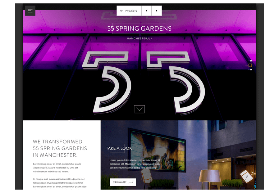 Ganchikolla created the website for construction company ARCO to present their services